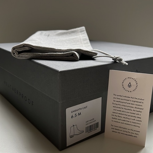 ✨ AQUATALIA ✨ GWENYTH Leather Zip On Bootie Sz 6.5 - Picture 15 of 15